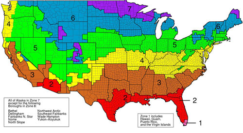 r-value insulation map based on climate in Oklahoma